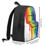 Watercolor Lgbt Love Wins Backpacks Men's Women's Plain Girls