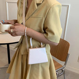 Watercolor Painting Box Shape Party Clutch Shoulder Bag