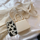 Watercolor Painting Box Shape Party Clutch Shoulder Bag