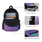 Watercolor Purple Backpacks Men's Backpacks Bags For Women School Bag