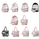 Waterproof Backpack College Vintage Travel Bag for Women