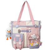 Waterproof Backpack College Vintage Travel Bag for Women