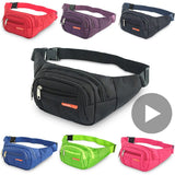 Waterproof Waist Fanny Pack Hip Bag Crossbody Handbag Shoulder Belt