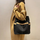 Waterproof Canvas Messenger Bag Large Capacity Student Tote Bag