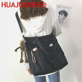 Waterproof Canvas Messenger Bag Large Capacity Tote Bag