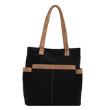 Waterproof Canvas Messenger Bag Large Capacity Student Tote Bag