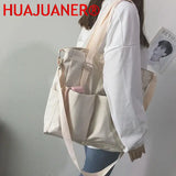 Waterproof Canvas Messenger Bag Large Capacity Tote Bag