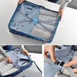 Waterproof Mesh Bag Set Travel Accessories Packing Cube Storage