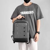 Waterproof Laptop Backpack USB Charging Men Bus