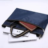 Waterproof Briefcase Canvas Portable High Capacity A4 Document Bag
