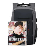 Waterproof 15.6-17 inch Laptop Backpack w/ USB Port