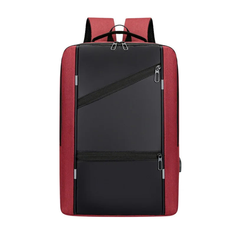 15.6 Inch Laptop Backpack USB School Travel Bags Men Women Anti Theft Backpack