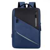 Waterproof Business Backpack Men Reflective Backpacks USB Charging Back Bag
