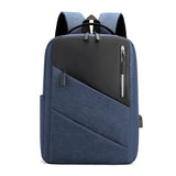 Waterproof Business Backpack Men Stylish Reflective Backpacks USB Charging Bag