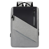 Waterproof Business Backpack Men Reflective Backpacks USB Charging Back Bag