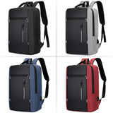 Waterproof Business Backpack Men USB School Backpacks 15.6' Laptop