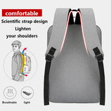 Waterproof Business Backpack Men USB School Backpacks 15.6 Inch Laptop