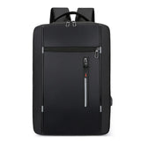 Waterproof Business Backpack Men USB School Backpacks 15.6' Laptop