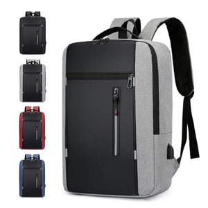 Waterproof Men's Business Backpack with USB Port