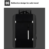 Waterproof Business Backpack Men USB School Backpacks Laptop Backpack