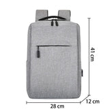 Waterproof Business Backpack Men USB School Backpacks 15.6 Inch