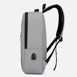 Waterproof Business Backpack USB School 15.6" Laptop