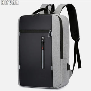 Waterproof Business Backpack Men USB School Backpack 15.6 Inch Laptop