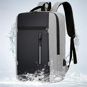 Waterproof Business Backpack Men USB School Backpacks 15.6 Inch Laptop Travel