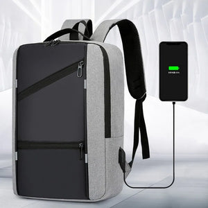 Waterproof Business Backpack Men Usb School Laptop Backpack