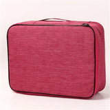 Waterproof Briefcase Bag Men Document Organizer
