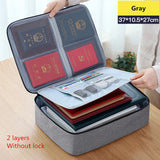 Waterproof Briefcase Bag Men Document Organizer