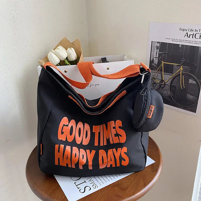 Waterproof Canvas Crossbody Bags for Women Handbags Shoulder Bag