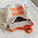 Waterproof Canvas Crossbody Bags for Women Handbags Shoulder Bag