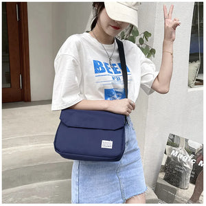 Waterproof Nylon Shoulder Bag for Women Girls
