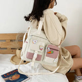Waterproof Canvas Women Handbags Shoulder Bag Nylon Ladies Messenger Bag