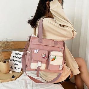 Waterproof Nylon Women Handbags Shoulder Bag Ladies Messenger Bag