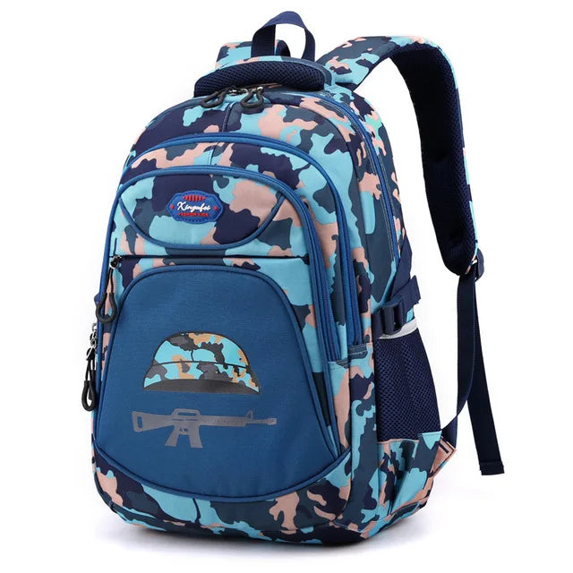 Waterproof Kids School Backpack Orthopedic Boys Girls Primary Bag