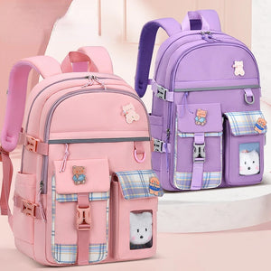 Waterproof Children School Bags Girls boys Teen Orthopedic Backpack