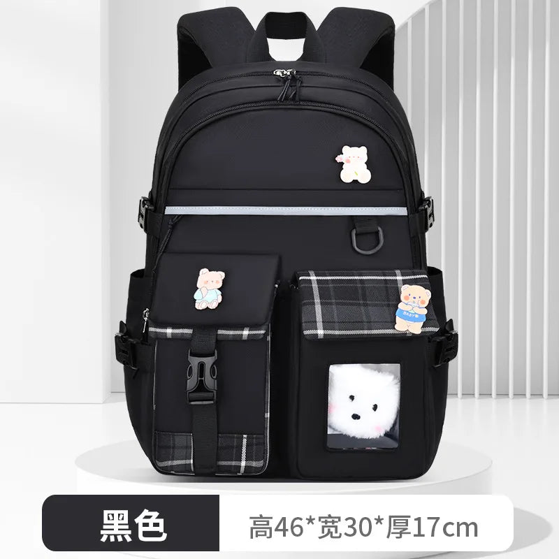 Waterproof Children School Bags Girls boys Teen Orthopedic Backpack