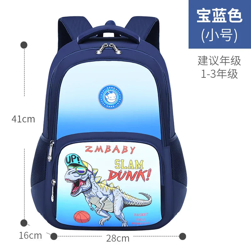 Waterproof Kids School Bags Cartoon Book Bag Orthopedic Backpack