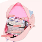 Waterproof Children School Bags Girls Backpack Kids Daypack