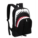 Waterproof Children School Bags Boys Orthopedic USB Luminous Backpack Shark