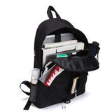 Waterproof Children School Bags Boys Orthopedic USB Luminous Backpack Shark