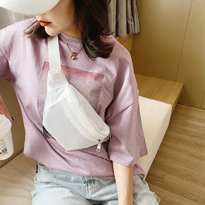 Waterproof Clear Pvc Fanny Pack Women See Through Jelly Purse