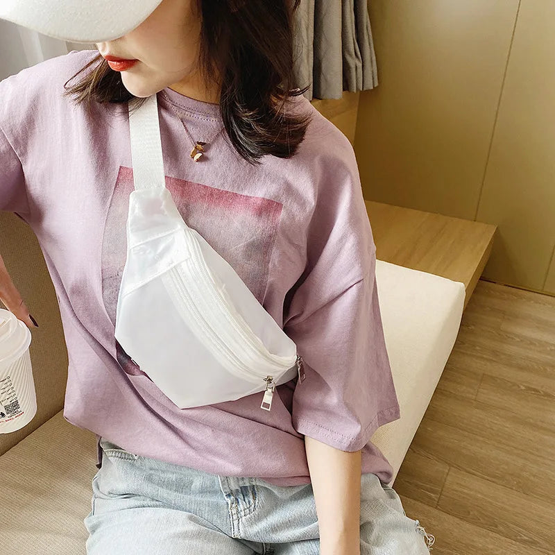 Waterproof Clear Pvc Fanny Pack Women See Through Jelly Purse
