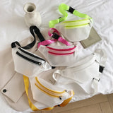 Waterproof Clear Pvc Fanny Pack Women See Through Jelly Purse