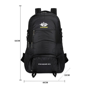 Waterproof Climbing Backpack Rucksack 60L Outdoor Sports Bag