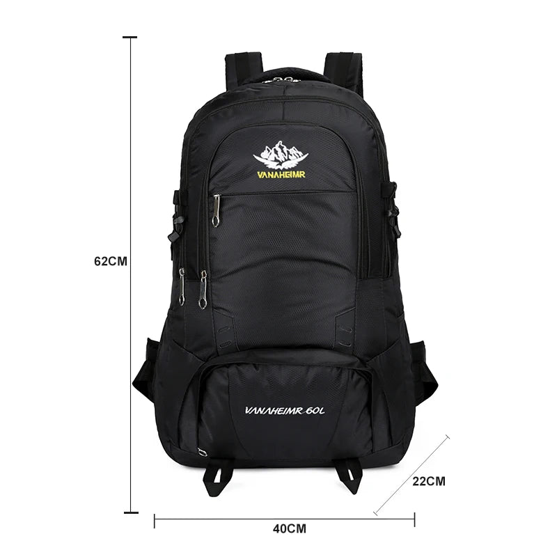 Waterproof Climbing Backpack Rucksack 60L Outdoor Sports Bag