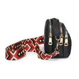 Waterproof Crossbody Shoulder Bag with Colored Strap