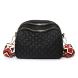 Waterproof Crossbody Shoulder Bag with Colored Strap